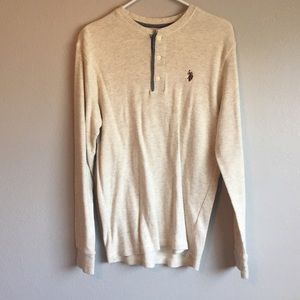 Polo Assn. Cream Sweatshirt